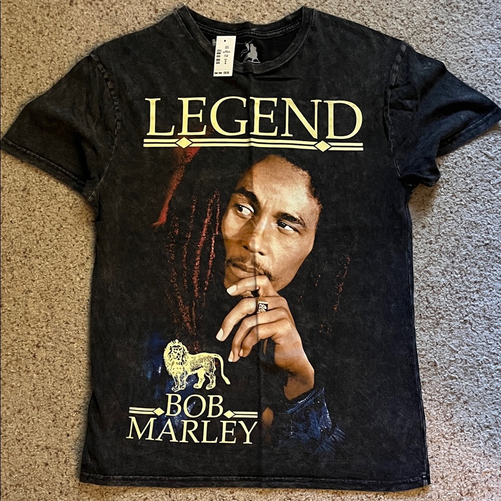 New Legend Bob Marley Graphic T-Shirt
